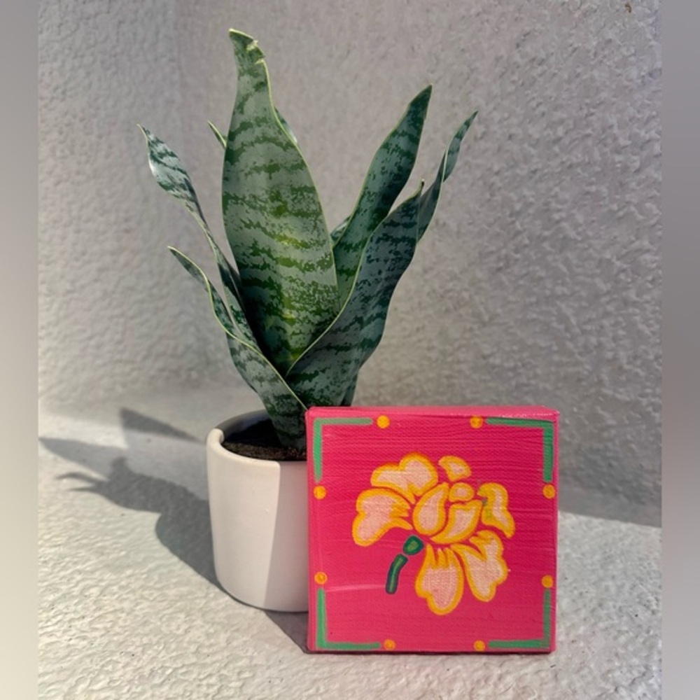 Hand Crafted Floral Painting